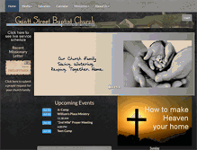 Tablet Screenshot of ganttstreetbaptist.org